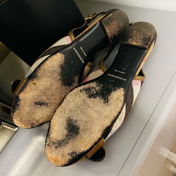 Burberry slingback flats - Picture 3 of 4